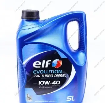 Масло моторное. Evolution 700 TD 10W-40 (SN) (Канистра 5л) ELF 214121