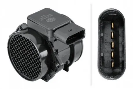 Измеритель массы воздуха HELLA 8ET358 095-351 (фото 1)