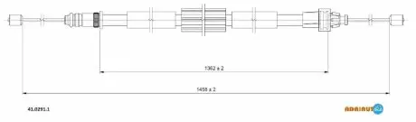 Автозапчастина ADRIAUTO 41.0291.1