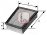 Фільтр повітряний S 3A63 A SOFIMA S3A63A (фото 1)