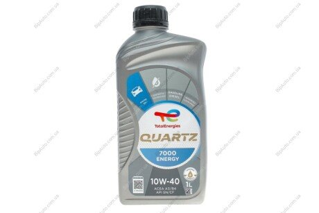 Олива моторна QUARTZ 7000 ENERGY 10W-40 1л TOTAL 214112