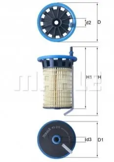 Фільтр паливний Citroen Jumper/Peugeot Boxer 2.0Bl MAHLE / KNECHT KX515