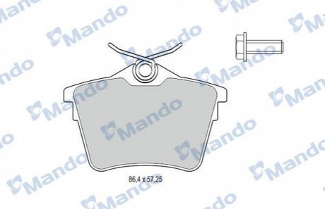 Гальмівні колодки до дисків MANDO MBF015251