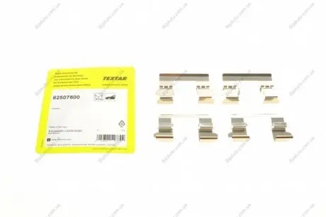 Комплектуючі, колодки дискового гальма TEXTAR 82507800 (фото 1)