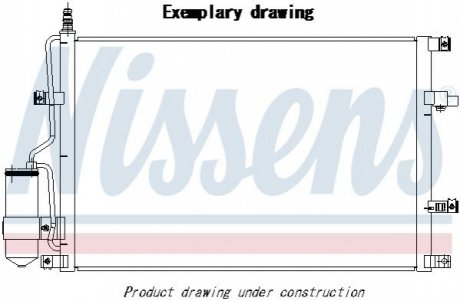 Радиатор кондиционера NISSENS 941164 (фото 1)