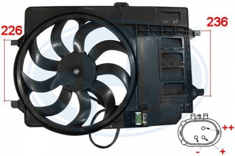 Вентилятор охлаждения радиатора ERA 352016