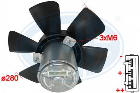 Вентилятор охлаждения радиатора ERA 352021 (фото 1)