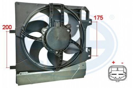 Вентилятор охлаждения радиатора ERA 352057