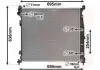 Радиатор MERCEDES GL-CLASS X 166 (12-) (выр-во Van Wezel) VAN WEZEL 30012704