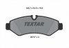 Гальмівні колодки, дискові TEXTAR 2074701 (фото 2)