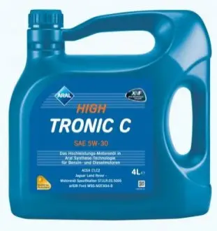 Моторна олива HighTronic C 5W-30 4L ARAL 15563C