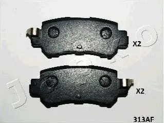 Комплект гальмівних колодок, дискове гальмо JAPKO 51313