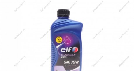 Трансмісійна олива Tranself NFX 75W / 1л. / (Заміна NFJ & NFP) ELF 223519 (фото 1)