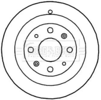 Тормозной барабан BORG & BECK BBR7195