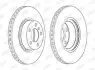 Гальмівний диск передній BMW X3, X4 Jurid 562891JC-1 (фото 1)