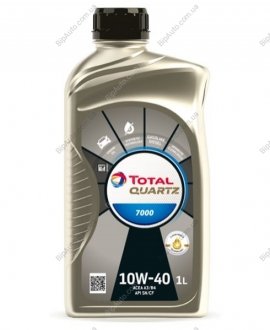 Масло моторное Quartz 7000 10W-40 (1 л) TOTAL 216674 (фото 1)