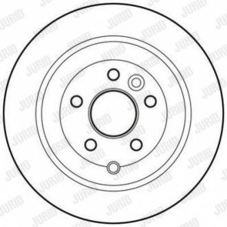 Гальмівний диск задній Land Rover Freelander 2 Jurid 562765JC