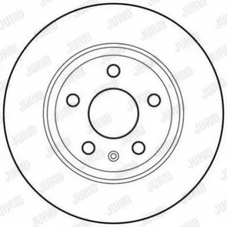 Гальмівний диск Jurid 562676JC