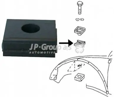 Прокладка JP GROUP 8184001006