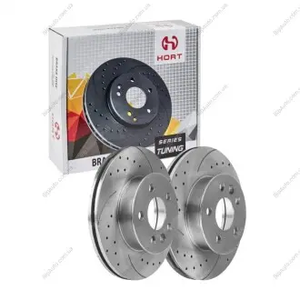 Диск тормозной передний вентилируемый Tuning (1шт) (мин 2 шт) HORT HD8548