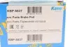 Комплект гальмівних колодок, дискове гальмо PARTS KAVO KBP-5537 (фото 5)