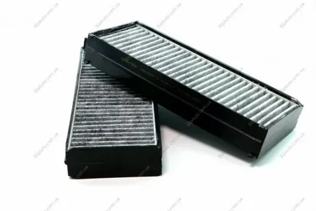 Салонний фільтр Huyndai Santa Fe I, Sonata IV, Trajet, 01-08, (2 шт), вугільний SHAFER SAK896/S