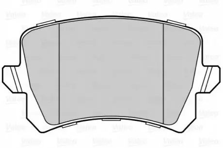 Колодки тормозные дисковые Valeo 302258