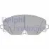 Тормозные колодки, дисковые. DELPHI LP3543