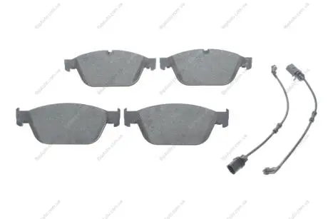 Колодки гальмівні (передні) Audi A6 10-18/A7 Sportback 10-15/A8 10-18/Q5 12-17 (+датчики) 0 986 494 988 BOSCH 0986494988