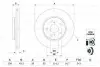 Тормозной диск BOSCH ROBERT 0986479F49
