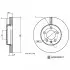 TARCZA HAM. BLUE PRINT ADBP430071 (фото 3)
