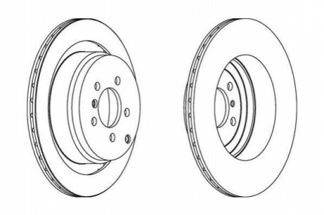 Тормозной диск Jurid 563023JC-1 (фото 1)