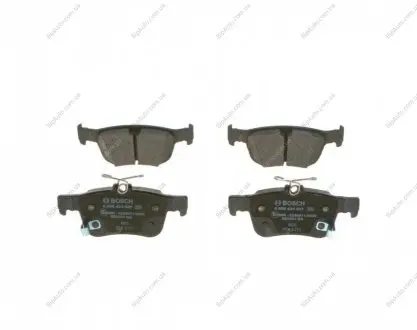 ДИСКОВЫЕ КОЛОДКИ ЗАДНI 0 986 424 807 BOSCH 0986424807