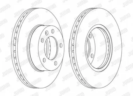 Диск гальмівний NISSAN,OPEL,RENAULT,VAUXHALL Jurid 562190JC1