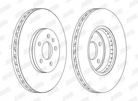 Тормозной диск Audi A4/A5/Q5 Jurid 562511JC1