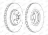 Тормозной диск передний BMW X5, X6 Jurid 562520JC1 (фото 1)