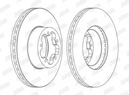 Гальмівний диск Jurid 562540JC1
