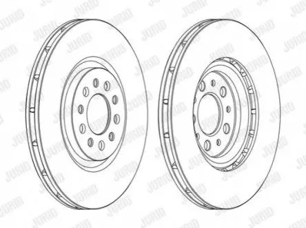 Диск тормозной ALFA ROMEO Jurid 562391JC1