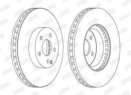 Диск тормозной MERCEDES Jurid 562647JC1
