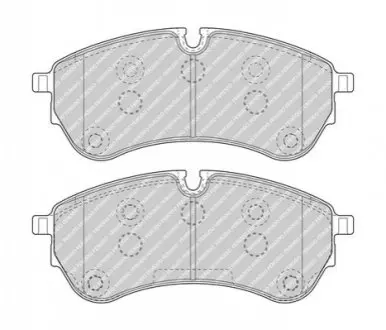 Тормозные колодки, дисковые. FERODO FVR5067