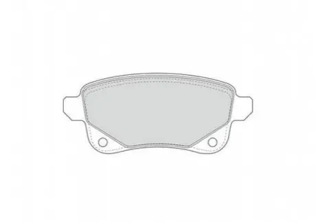 Гальмівні колодки задні Renault Grand Scenic III, Scenic III Jurid 573660J