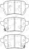 Тормозные колодки задние FIAT 500L, TIPO / OPEL ADAM, CORSA JURID 573689J