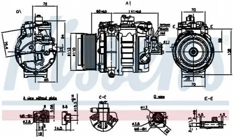 Компрессор NISSENS 890060