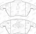 Тормозные колодки передние Audi A1 / VW Beetle, Jetta IV, Polo V / Seat Ibiza IV Jurid 573852J (фото 1)