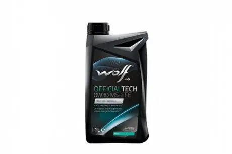 Олива моторна Officialtech MS-FFE 0W-30 (1 л) Wolf 8333712