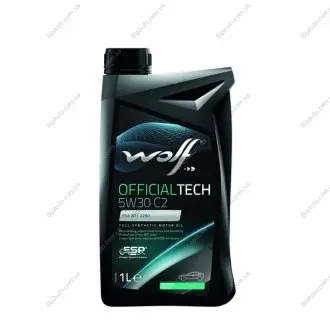 Масло моторное Officialtech C2 5W-30 (1 л) Wolf 8308918