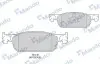 Тормозные колодки дисковые передние MBF015302 MANDO