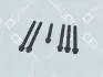 Комплект болтов ГБЦ SET MAN D25../D28.. TORX 1шт,M15x2x109 3шт,M15x2x144, 2шт,M15 x 2 x 168 Oe germany 020121286609 (фото 1)
