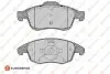 EUROREPAR Тормозные колодки передние CITROEN BERLINGO, C4 GRAND PICASSO I, C4 II, C4 PICASSO I, DS4, DS5 PEUGEOT 5008, PARTNER, PARTNER TEPEE 1.2-1.8 10.06- 1617272980 EUROREPAR