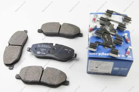 Тормозные колодки перед. Land Rover Diccovery III,IV 04- /Range Rover III, Sport 02-13 (TRW) Hella pagid 8DB355011-971